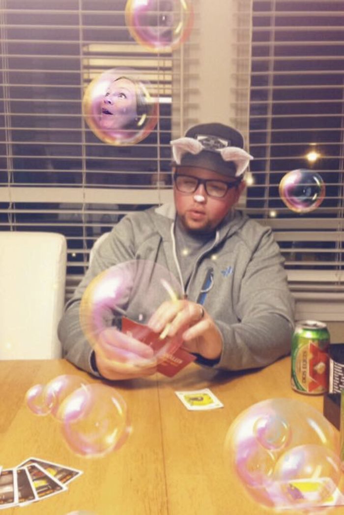 Snapchat bubbles!Oh wait..