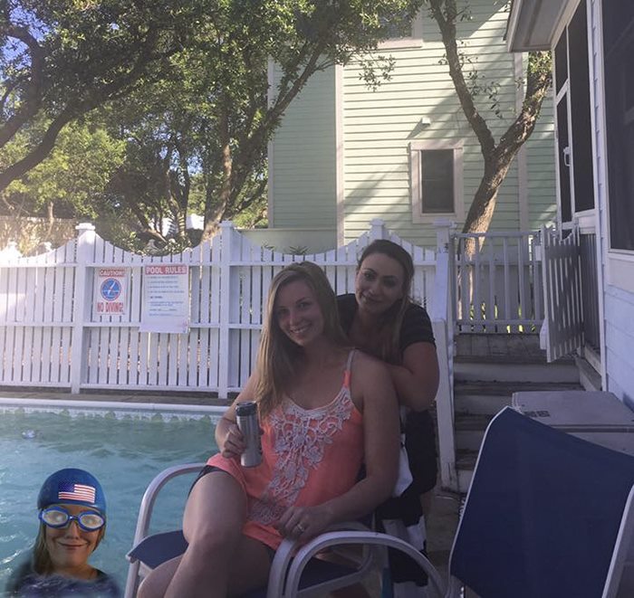With the help of a quick Photoshop session, she didn't have to feel left out when her friends' Insta-worthy pics of summer fun began rolling in.