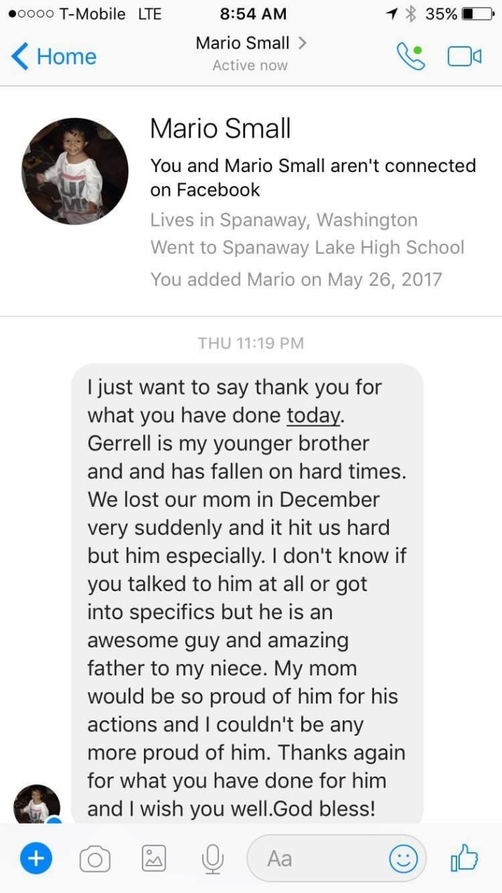 McAllister's older brother later messaged Trusler to thank her for shining a light on his brother's actions. 