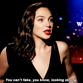 5. This is Gal Gadot talking about how strong and powerful she actually is.