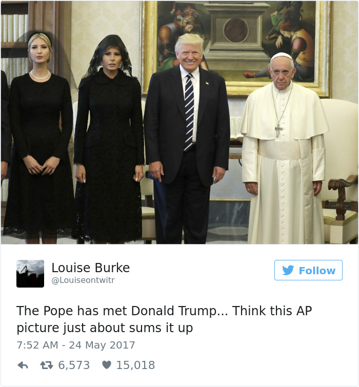Being The Pope isn't easy.