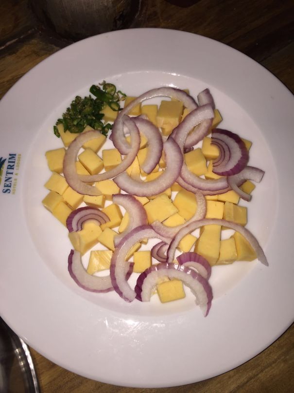 #14 My Brothers In Nairobi Went Out For A Meal And Ordered Cheesy Onion Rings