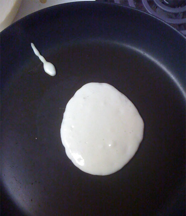 #9 So My Daughter Made Pancakes And Experienced A Stray Splatter