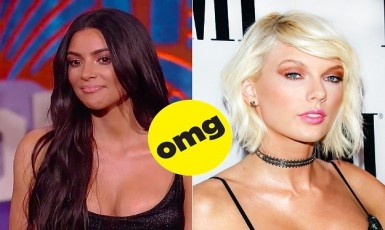 Kim Kardashian Just Shaded Taylor Swift Again With 16 Words And A Head Shake