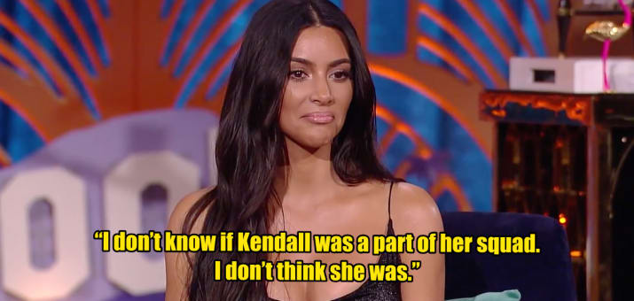 Kim claimed it wasn't awkward at all, and here's why: