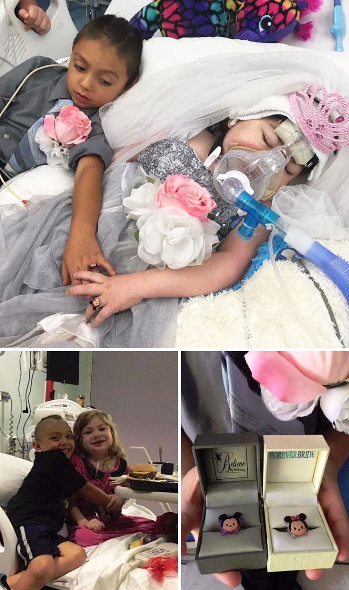 9. Five-Year-Old Girl Suffering From Cystic Fibrosis Is Granted Her Dying Wish To ‘Marry’ Her Best Friend In Heartbreaking Wedding Ceremony Just Hours Before She Passes