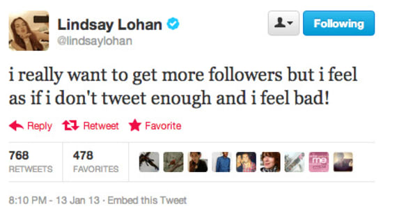 8. That other time she begged for more followers: