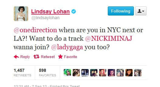 18. The time she asked One Direction, Nicki Minaj, and Lady Gaga to collaborate in one tweet: