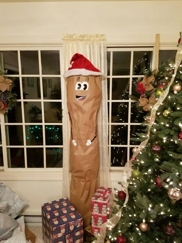 #4 How My Mom Wrapped My Sister's Rug For Christmas