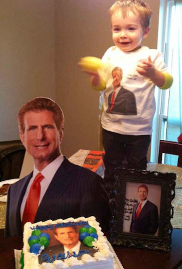 #15 This Toddler Loves The Ads For A Local Personal Injury Lawyer So Much, His Mom Made It His Birthday Party Theme