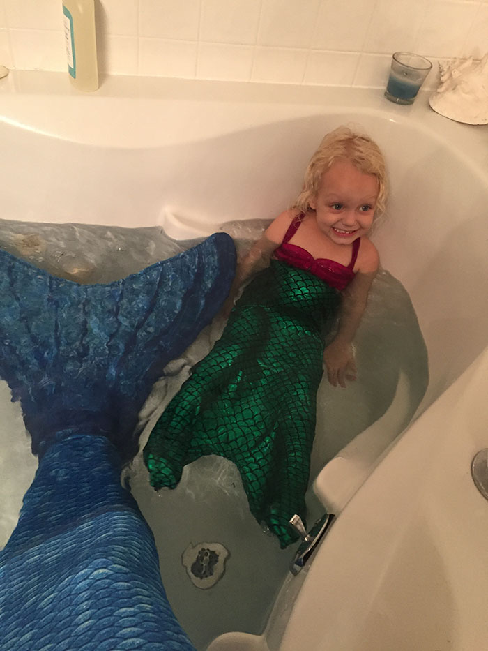 “I thought it would be a fun surprise to bring out mine for her bathtime”