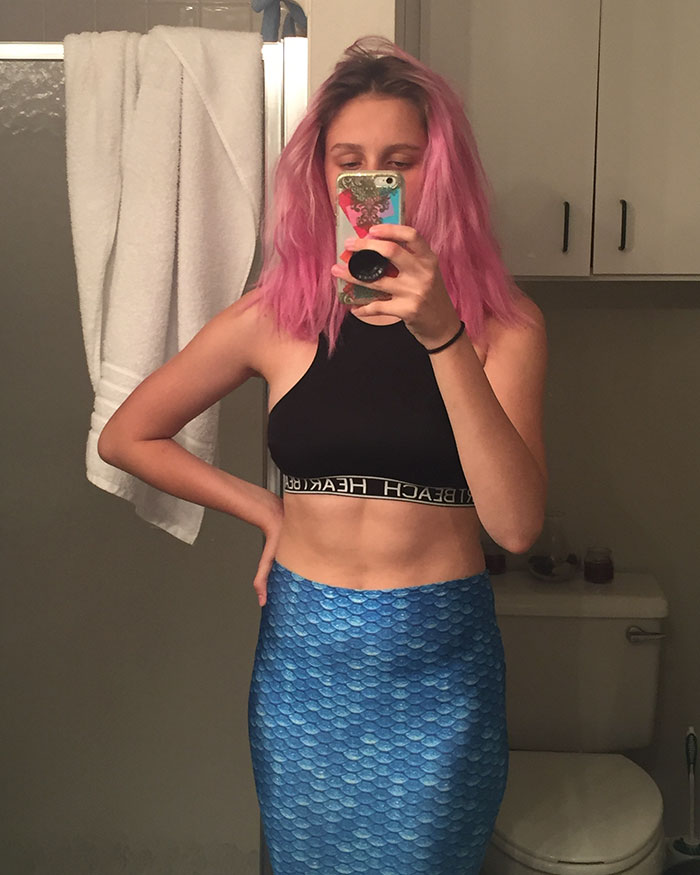 “[Alidy] had decided to wear her little mermaid outfit around the house that day,” said Keegan