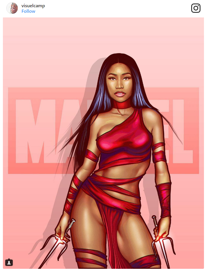 3. Nicki Minaj as Elektra
