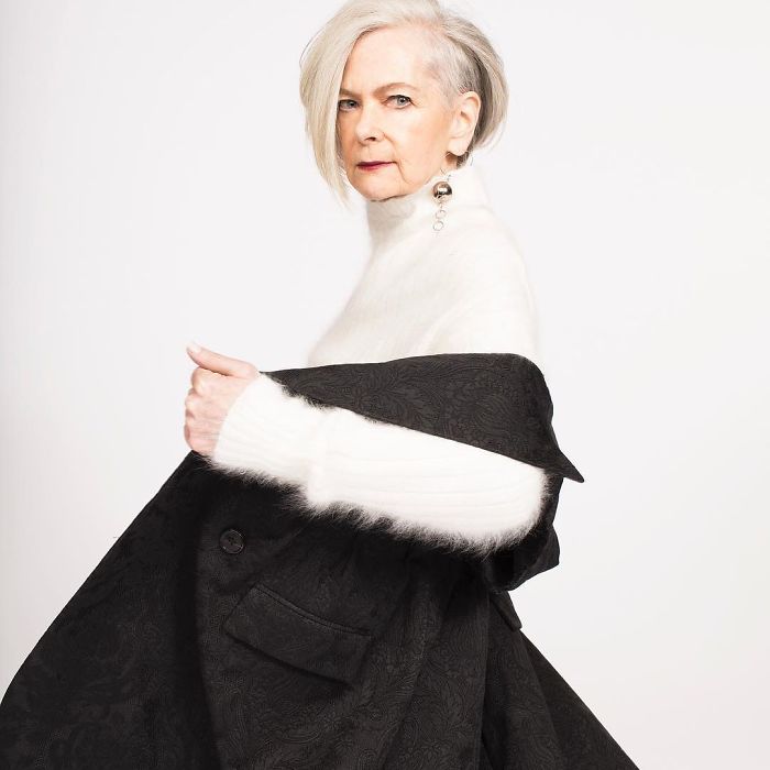 “Fashion and my style help me struggle against that invisibility that comes with age,” Lyn told Bright Side