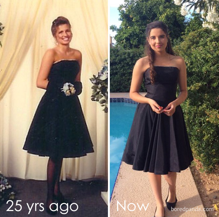 #4 Wearing My Mom's Prom Dress 25 Years Later!