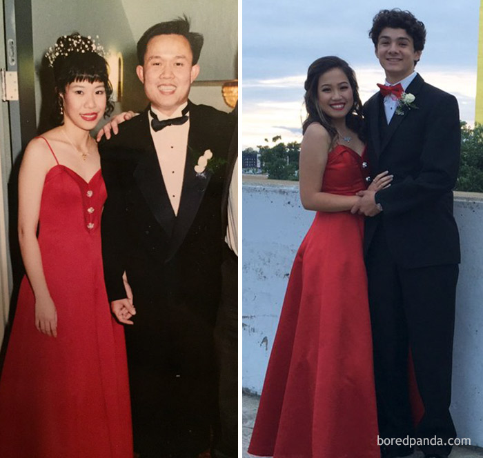 #7 Had The Privilege Of Wearing My Mom's Dress To Prom Tonight