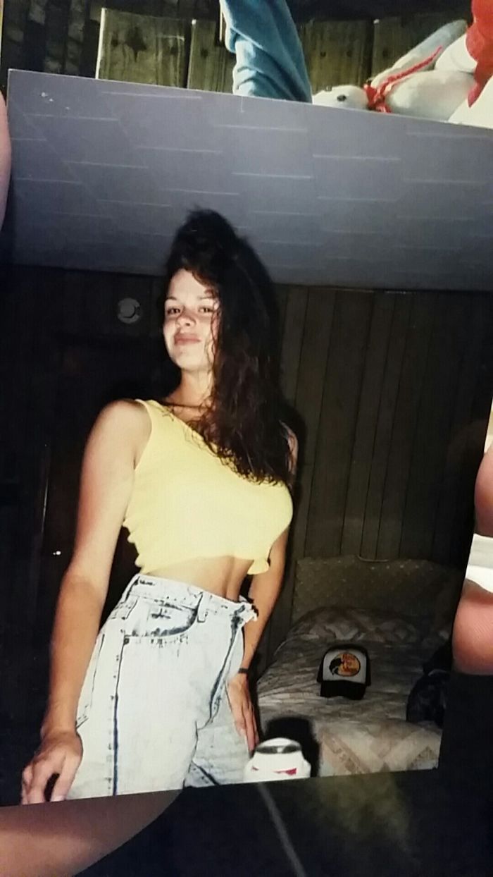#14 My Mom Posing For My Dad In The Late 80's